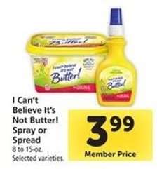 I Can't Believe It's Not Butter!