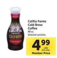Califia Farms Cold Brew Coffee