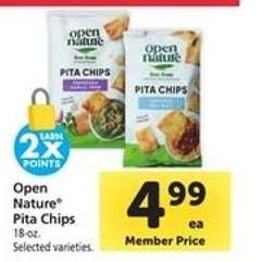 OPEN NATURE PITA CHIPS