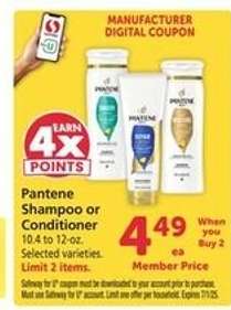 Pantene Shampoo or Conditioner
