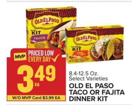 Old El Paso Taco or Fajita Dinner Kit
