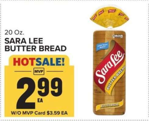 Sara Lee Butter Bread