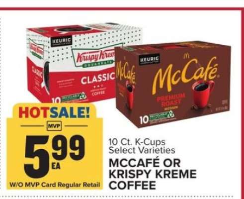 MCCAFÉ OR KRISPY KREME COFFEE