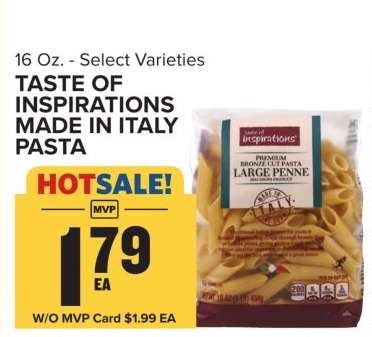 TASTE OF INSPIRATIONS MADE IN ITALY PASTA