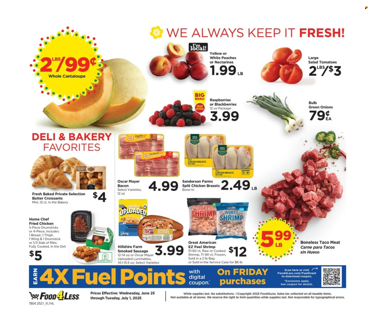 Food 4 Less ad - 06/25/2025 - 07/01/2025. Page 4