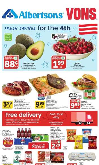 Albertsons Flyer - 06/25/2025 - 07/01/2025.