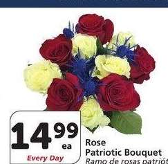 Rose Patriotic Bouquet