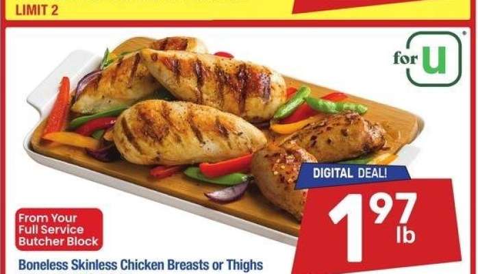 Boneless Skinless Chicken Breasts or Thighs