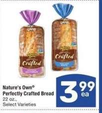 Nature's Own® Perfectly Crafted Bread - 22 oz., Select Varieties