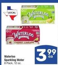 Waterloo Sparkling Water - 8 Pack, 12 oz.