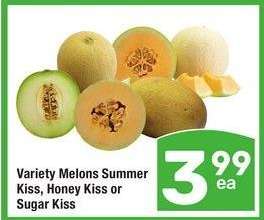 Variety Melons Summer Kiss, Honey Kiss or Sugar Kiss - Summer Kiss, Honey Kiss or Sugar Kiss