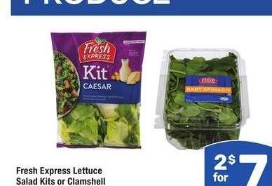 Fresh Express Lettuce Salad Kits or Clamshell Blended Salads - 10 oz.