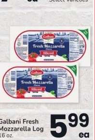 Galbani Fresh Mozzarella Log - 16 oz.