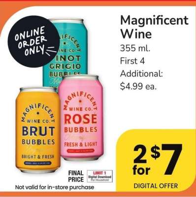Magnificent Wine - 355 ml.