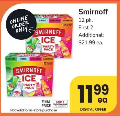 Smirnoff - 12 pk.