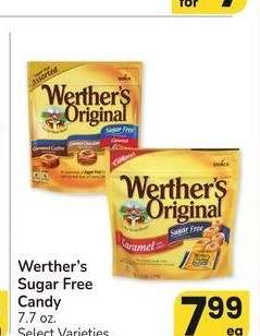 Werther's sugar free candy - 7.7 oz. Select Varieties