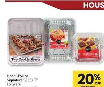 Handi-Foil or Signature SELECT® Foilware - Select Sizes & Varieties