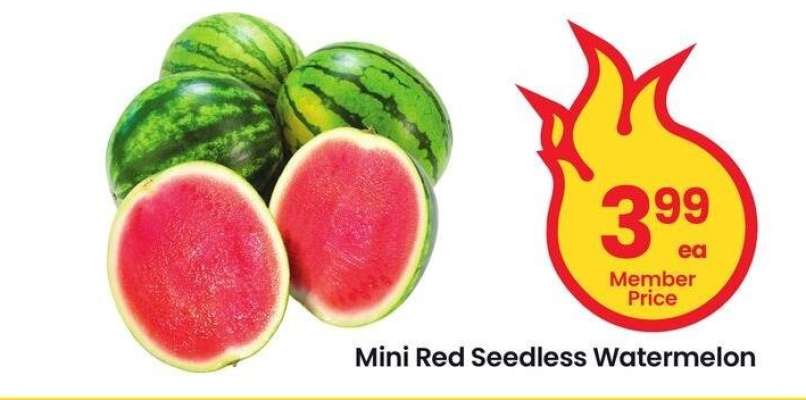 Mini Red Seedless Watermelon