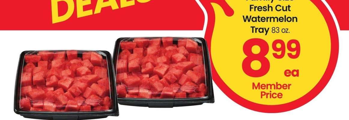 Family Size Fresh Cut Watermelon Tray - 83 oz.