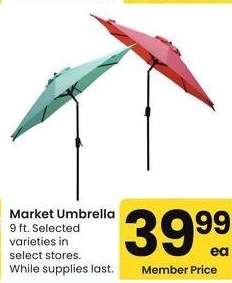 Market Umbrella - 9 ft. Selected varieties