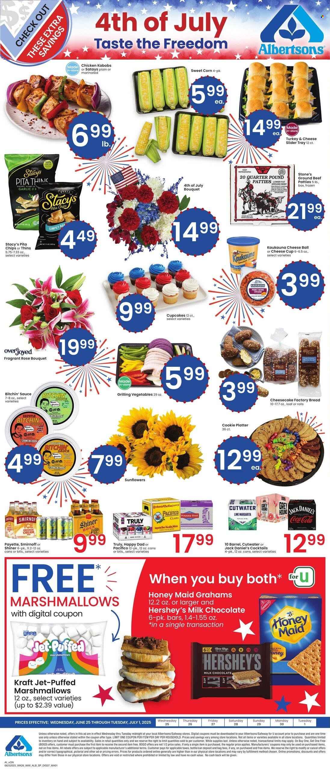 Albertsons ad - 06/25/2025 - 07/01/2025. Page 1