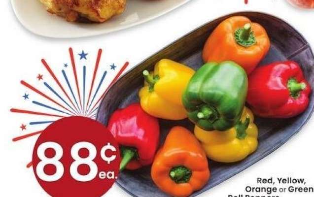 Red, Yellow, Orange or Green Bell Peppers