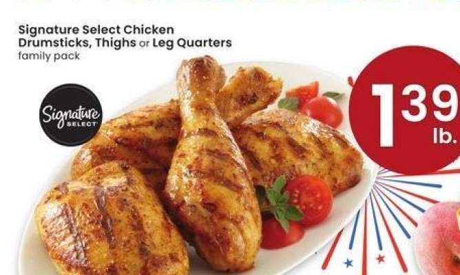 Signature Select Chicken Drumsticks, Thighs or Leg Quarters - family pack