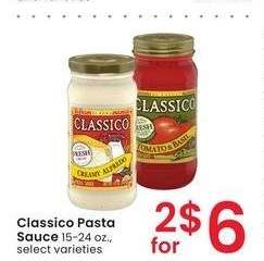 Classico Pasta Sauce - 15-24 oz., select varieties