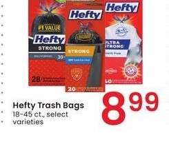 Hefty Trash Bags - 18-45 ct., select varieties