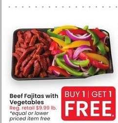 Beef Fajitas with Vegetables