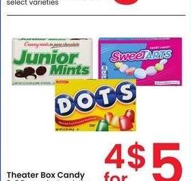 Theater Box Candy - 3-6.5 oz., select varieties