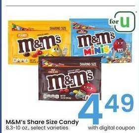 M&M'S Share Size Candy - 8.3-10 oz., select varieties