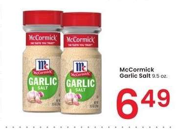 McCormick Garlic Salt - 9.5 oz.