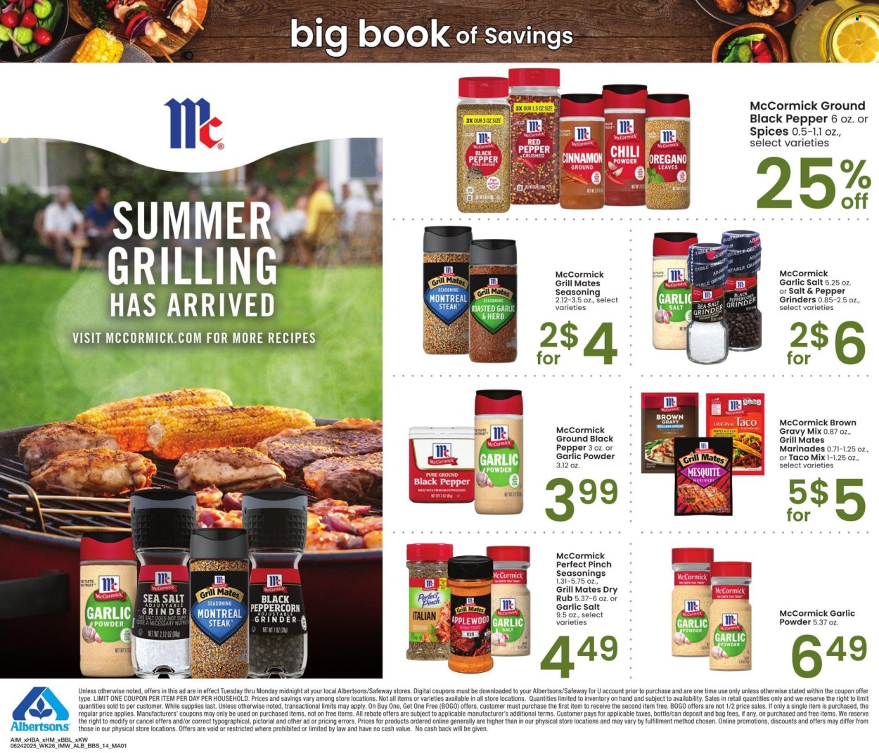 Albertsons ad - 06/24/2025 - 07/28/2025. Page 14