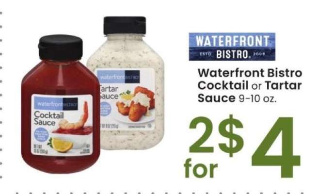 Waterfront BISTRO Cocktail or Tartar Sauce - 9-10 oz.