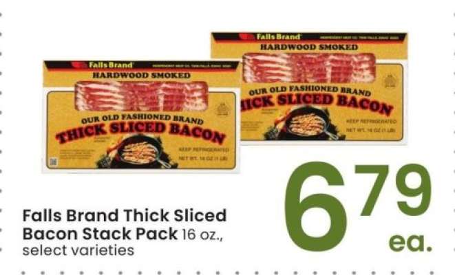 Falls Brand Thick Sliced Bacon Stack Pack - 16 oz., select varieties