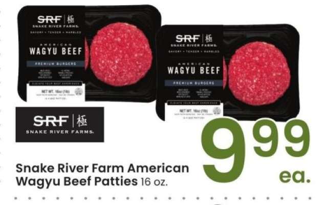 Snake River Farm American Wagyu Beef Patties - 16 oz.