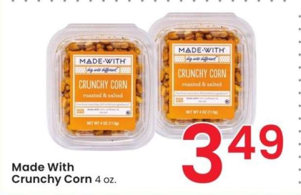 Made With Crunchy Corn - 4 oz.