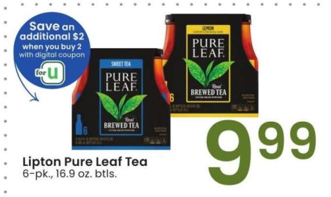 Lipton Pure Leaf Tea - 6 - pk., 16.9 oz. btls.