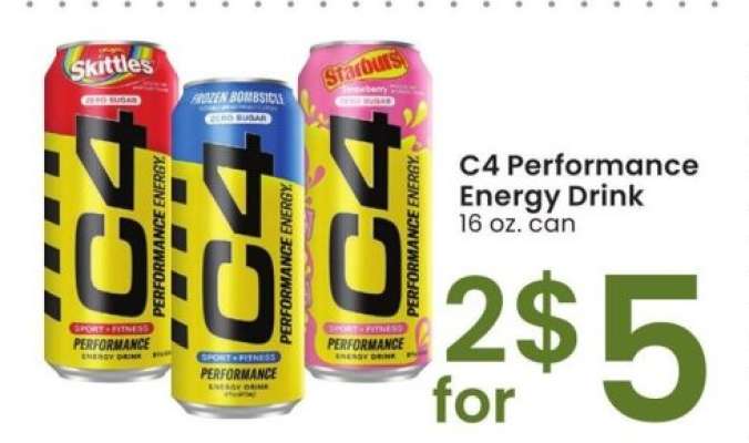 C4 Performance Energy Drink - 16 oz. can