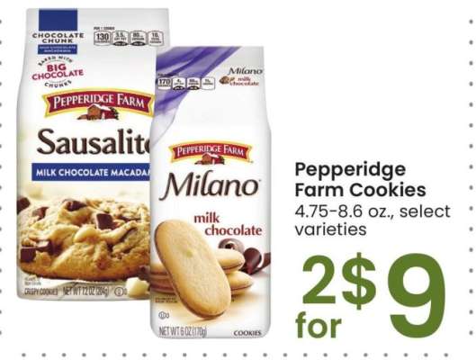 Pepperidge Farm Cookies - 4.75-8.6 oz., select varieties