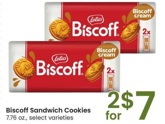 Biscoff Sandwich Cookies - 7.76 oz., select varieties