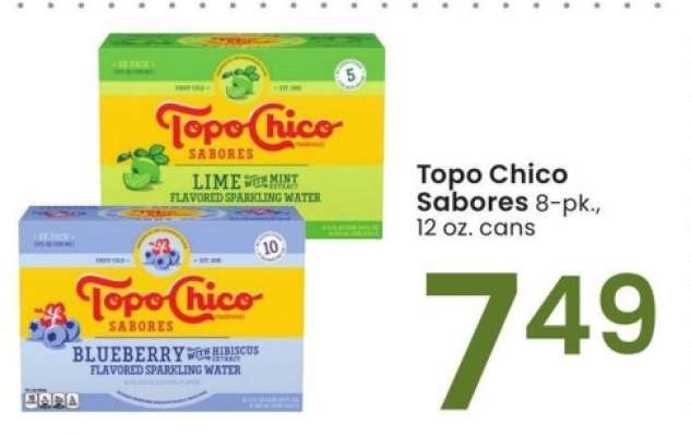 Topo Chico Sabores - 8 - pk., 12 oz. cans