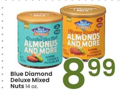Blue Diamond Deluxe Mixed Nuts - 14 oz.