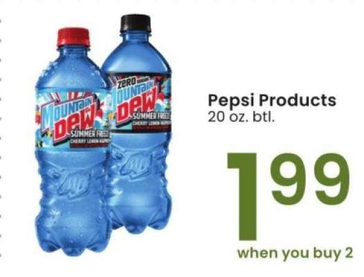 Pepsi Products - 20 oz. btl.