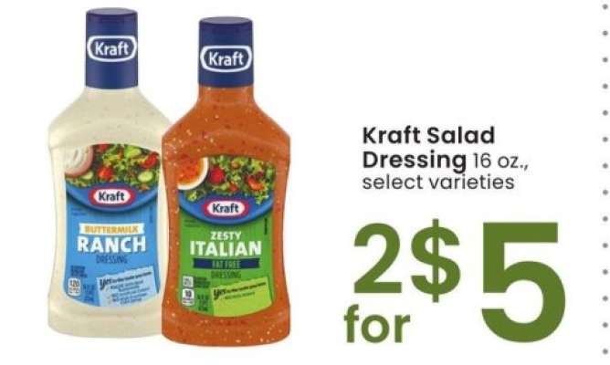Kraft Salad Dressing - 16 oz., select varieties