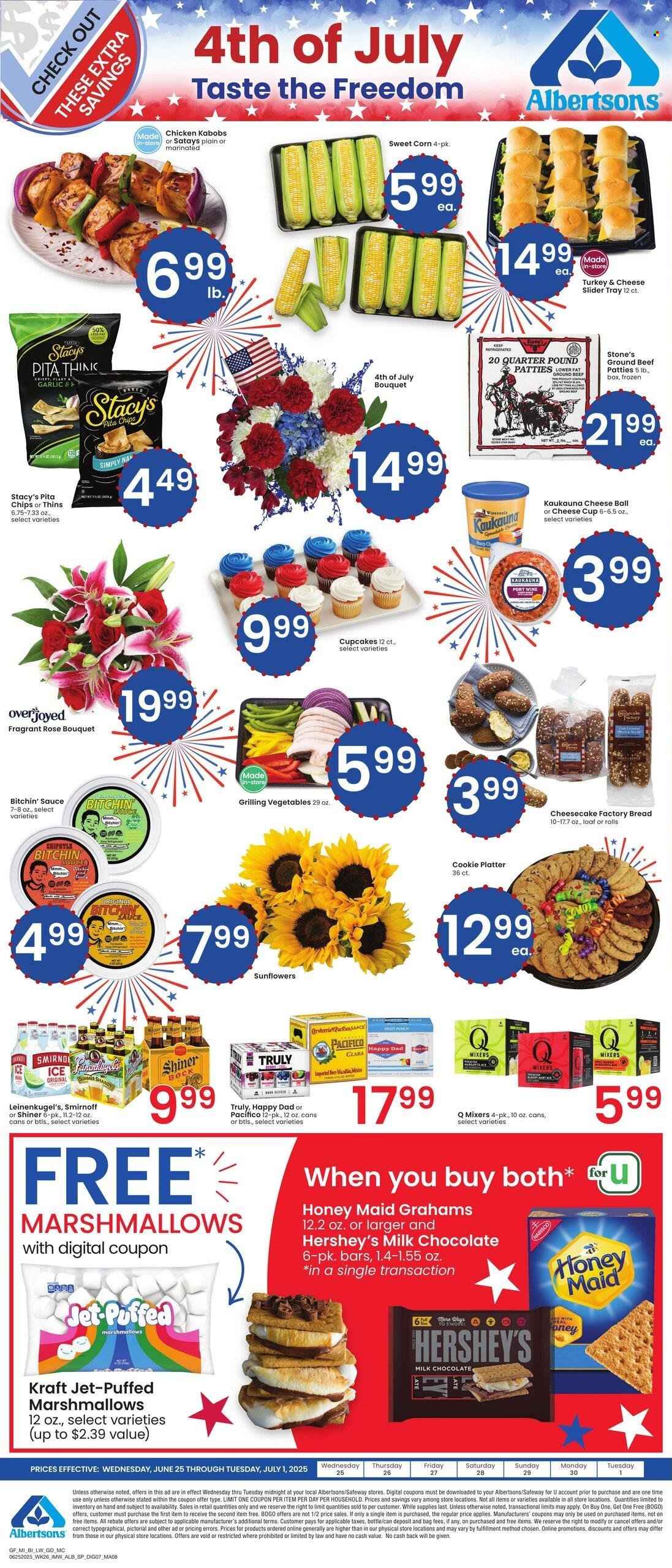 Albertsons ad - 06/25/2025 - 07/01/2025. Page 1
