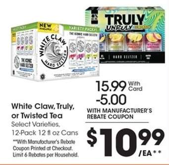 White Claw, Truly or Twisted Tea