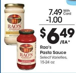 Rao's Pasta Sauce