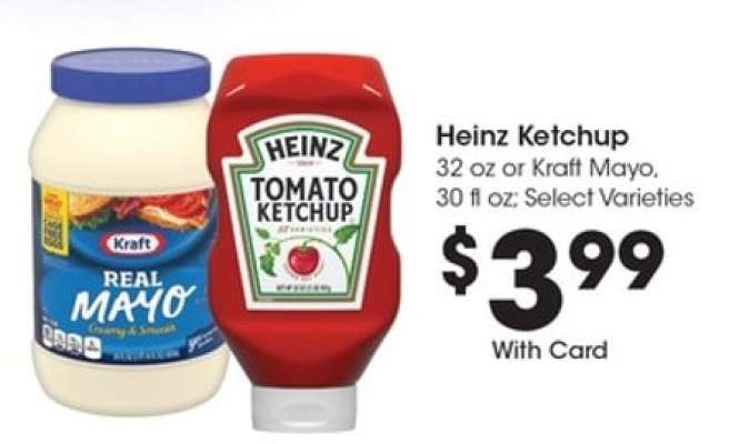 Heinz Ketchup or Kraft Mayo